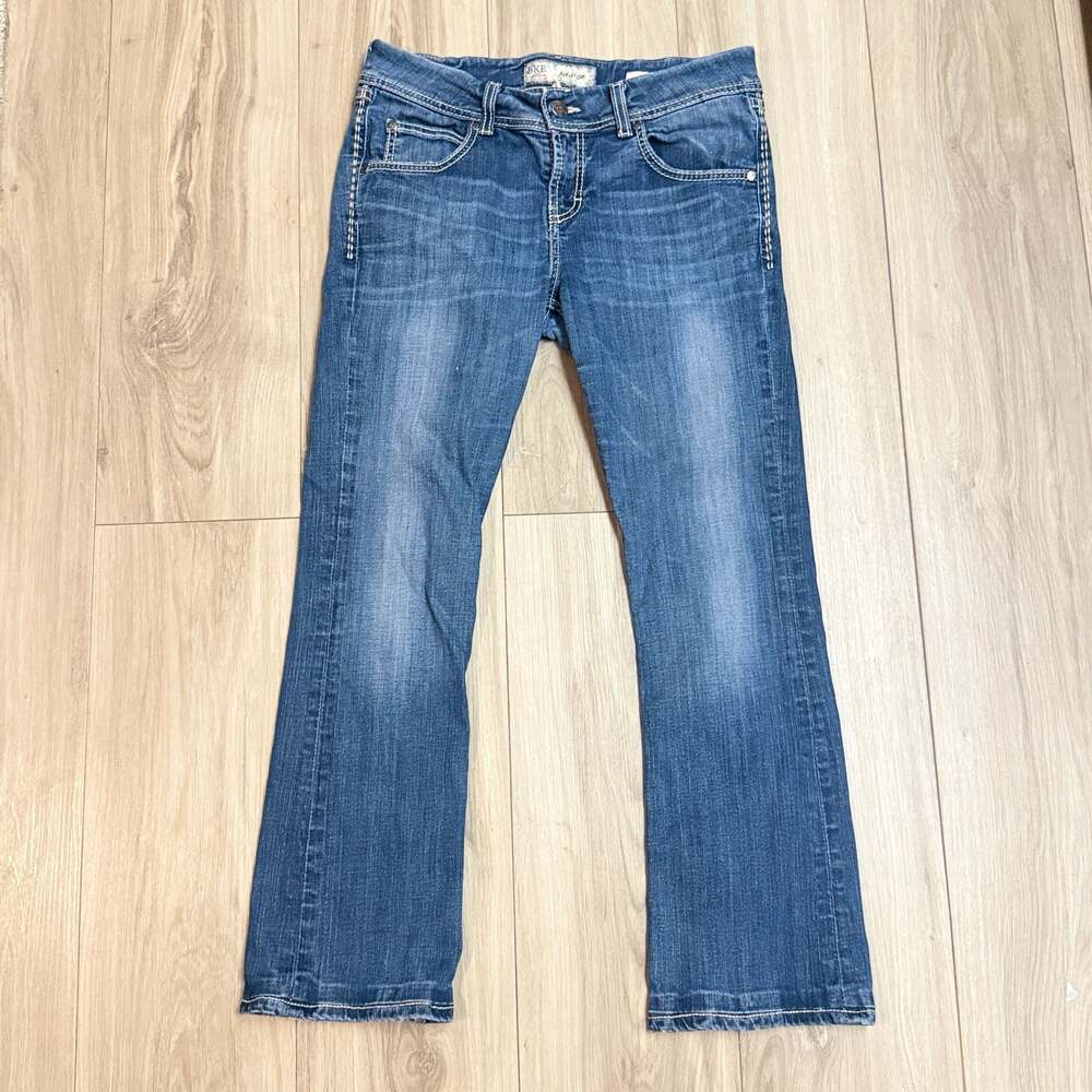 BKE Denim Addison Flare Boot Cut Jeans, 31R x 31 1/2, Blue Denim